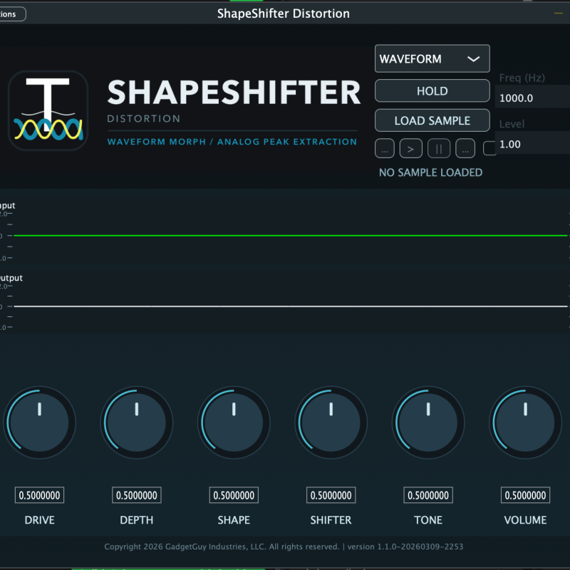ShapeShifter DAW Plugin