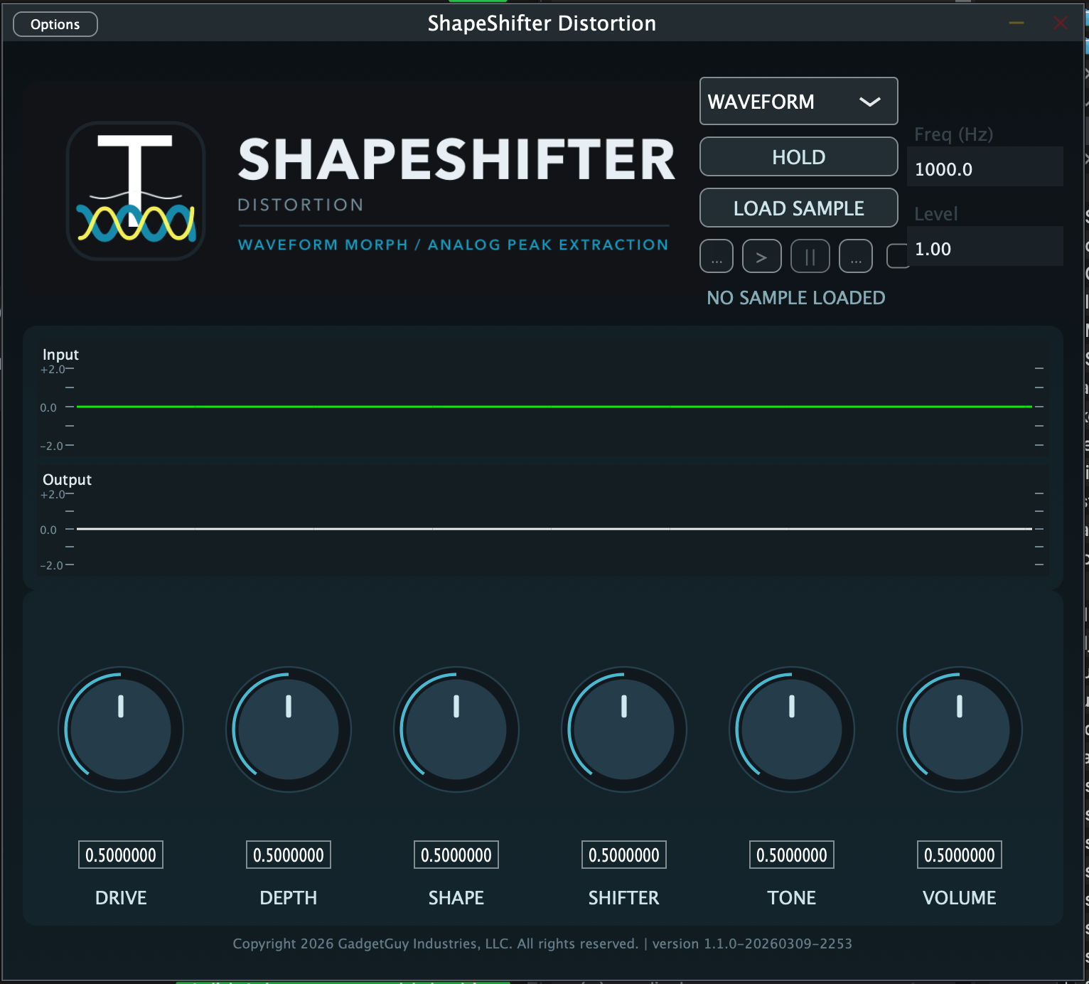 ShapeShifter DAW Plugin